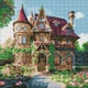 Zestaw Haft diamentowy bez ramy Ideyka Przytulny pałacyk 40 x 40 cm (4823104351726) - obraz 1