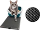 Коврик двухслойный для кошачьего лотка (туалета) EVAtech Kitty 50х30 Серый ромб (EK500300RGG) - изображение 2