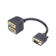 Кабель Cablexpert VGA - 2хVGA (M/F), HD15, 0.2 м, Black (CC-VGAX2-20CM) - изображение 1