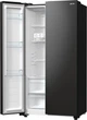 Холодильник SBS Gorenje, 179х67х92см, 2 двері, 356(191)л, А++, NF+, Інв., Зона св-ті, Зовн. Диспл, чорний - изображение 5