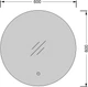 Зеркало МОЙДОДЫР Eclipse 60x60 S с LED-подсветкой - изображение 6