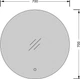 Зеркало МОЙДОДЫР Eclipse 70x70 S с LED-подсветкой - изображение 6