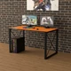Геймерский ЛОФТ стол Rasin LOFT-21 оранжевый - изображение 2