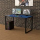 Геймерский ЛОФТ стол Rasin LOFT-21 синий - изображение 2