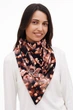 Шарф My Scarf "Цветы сакуры", 2х посторонний, вискоза, трикотаж - изображение 6