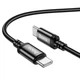Кабель зарядки HOCO X91 (60W) (3M) для Type-C to Type-C для Тайп-с/Тайп-с швидка зарядка для мобільних пристроїв Samsung/Xiaomi/Huawei/Meizu Чорний - изображение 4