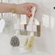 Універсальний настінний тримач для швабр Mop Holder White - зображення 3