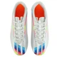 Бутсы футбольные Zelart Run X28-B размер 39 White-Multicolor - изображение 5