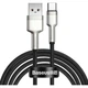 Кабель Baseus Cafule Series Metal Data Cable USB to Type-C 66W 1m CAKF000101 Black - изображение 1