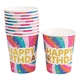Стаканчики Бумажные Одноразовые Happy Birthday | Разноцветный - изображение 2