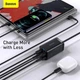Мережевий зарядний пристрій Baseus GaN3 Pro Desktop Fast Charger 2xUSB-C+2xUSB-A+Кабель C to C (1м) 65W з вилкою CN(Китай) + перехідник EU / CCGP040001 | Black |752237 - зображення 2
