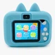 Дитячий цифровий фотоапарат TOY G X900 Cat Блакитний 40М 2 камери - зображення 3