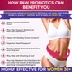 Органические пробиотики с ферментами для женщин Wholesome Wellness Women's Raw Probiotics 100 Billion CFUs 60 капсул - изображение 3