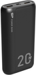 Powerbank Silicon Power QS15 20000 mAh Black (SP20KMAPBKQS150K) - obraz 2