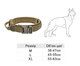 Нашийник для собак Harness, нейлоновий з металевою пряжкою-фастекс, L (45-55см) Коричневий (145L-KHAKI) - зображення 8