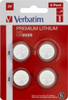 Bateria Verbatim Premium CR2025 3 V 4 szt Lithium (49532) - obraz 1