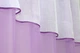 Кухонна занавіска VR-Textil № 078к бузковий із білим 270х150 см (59-727) - зображення 4