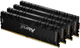 Оперативная память Kingston Fury DDR4-3200 131072MB PC4-25600 (Kit of 4x32768) Renegade Black (KF432C16RBK4/128) - изображение 1