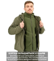 Зимова тактична куртка Eagle Soft Shell WJ-17 з флісом Green Olive M - зображення 6