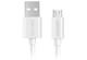 Кабель зарядний Choetech Micro USB Fast Charging 2.1 A 0.5 м White (YM0386) - зображення 1