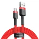 Зарядний кабель Baseus USB C Cafule 3A 0.5 м Red (CATKLF-A09) - зображення 1