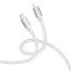 Кабель заряджання BOROFONE BX95 Type-C to Lightning (20W) (1M) Тайп-с/Лайтнінг для Apple iPhone iPad (USB-C to Ip) Сріблястий - зображення 1