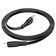 Кабель зарядки BOROFONE BX85 USB to Lightning (2.4A) (1M) для Apple iPhone iPad iOs Чорний - изображение 4