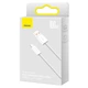 Кабель зарядний Baseus Dynamic Series USB to Type-C 100W 1м White (CALD000602) - зображення 3