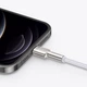 USB кабель Lightning Baseus Cafule Metal Data Cable 2,4A 2m White (CALJK-B02) - изображение 5