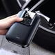 Портативный компрессор насос USAMS US-ZB215 MINI CAR AIR PUMP 5000MAH BLACK Чорний - изображение 3