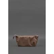 Кожаная женская сумка Пазл S бордовая Krast 4042644 - изображение 4
