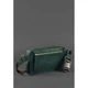 Кожаная поясная сумка Dropbag Maxi зеленая 4043124 - изображение 5