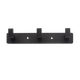 Вешалка на три крючка MVM Черная (HA-05/3 BLACK) - изображение 1