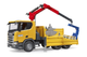 Вaнтaжний Автомобіль Bruder Construction truck crane Scania Super 560R and 2 pallets (4001702035518) - зображення 3