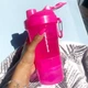 Шейкер спортивный SmartShake Original2GO 600 мл Neon Pink (10560502) - изображение 5