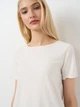 Пижама (футболка + шорты) женская Trendyol THMSS21PT0259 XS White (8682582957884) - изображение 4