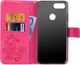 Чохол Clover для Xiaomi Mi 8 Lite Книжка шкіра PU малиновий Без бренду - зображення 4