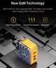 Сетевое зарядное устройство Veron GaN 67W Fast Charge PD+QC 2xUSB-C + USB-A Yellow | 770938 - изображение 4
