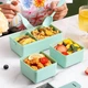 Набір Bento Set 3 в 1 ланч бокс/супниця/ланч бег/вилка/ложка зелений (LB-116833) - зображення 3
