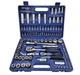 Автомобильный набор инструментов в кейсе 108 шт Piece tool set 1/4" и 1/2" Синий - изображение 1