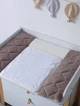 Cповивальний матрац Baby Veres 72х80 Velour Mokko - зображення 2