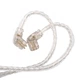Кабель для навушників KZ Lightning 2PIN 0,75 мм (ZST/ZSR/ES3/ED12/ZS10/ZSN/AS10/BA10) (Білий) - зображення 1