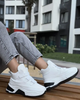 Кроссовки женские No brand С348 зимние белые на липучках 36 23.5 см - изображение 2