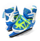 Коньки раздвижные ледовые Zelart Dingxing Action 047 размер 39-42 Blue-Green - изображение 1