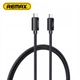 Кабель швидкісний 40 Гбіт/с 4K/60Hz Type-C на Type-C USB 4.0 Remax RC-C039 Ladon Series (1m, 240W, 4K). Black - зображення 6