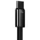 USB кабель с разъемом Type-C Baseus Tungsten Gold Fast Charging Data (100W, 2m). Black - изображение 5