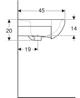 Раковина KOLO Solas 56 101456UA белая - изображение 4