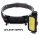 Фонарик налобный COB BL-008 красный/белый свет (AW010995) - изображение 4