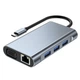USB Type-C Hub хаб 7 в 1 (USB x3, HDMI, VGA, LAN, Type-C) Shenzhen Technology Co - изображение 2