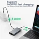 USB Type-C Hub хаб 7 в 1 (USB x3, HDMI, VGA, LAN, Type-C) Shenzhen Technology Co - изображение 6